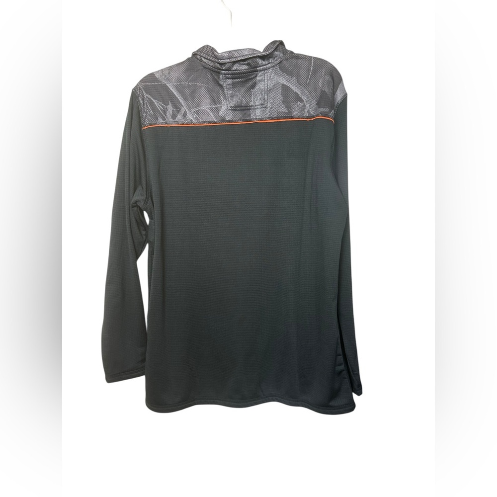Legendary Whitetails Men’s Quarter Zip Performance Pullover Camo Yoke Size M - Picture 2 of 4